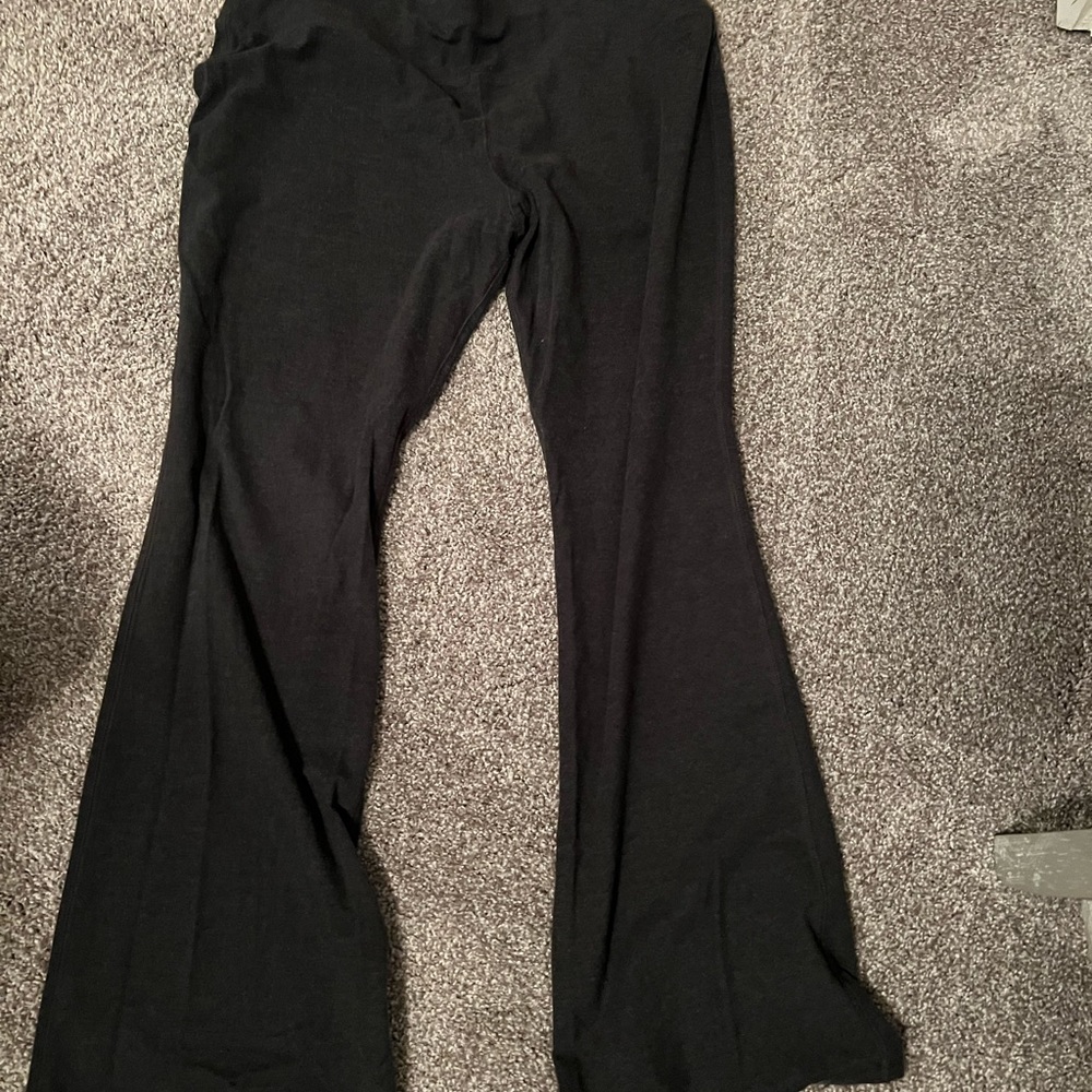 Black and Grey wide leg leggings - Picture 5 of 8